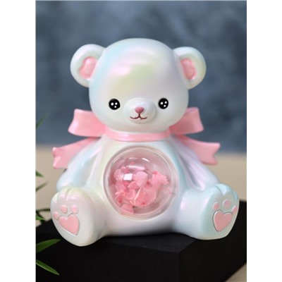 Ночник «Teddy bear», white (11 см), пластик