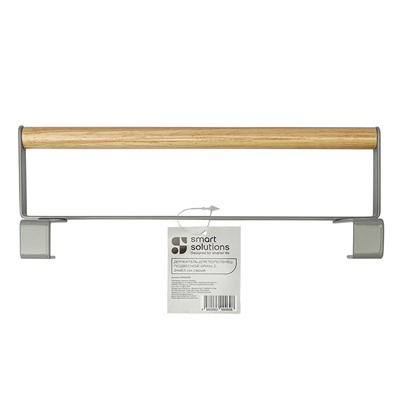 Держатель для полотенец подвесной Granli, 24х8,5 см, серый