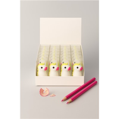 Точилка для карандашей "Magic unicorn", pink, шоу-бокс 24 шт.