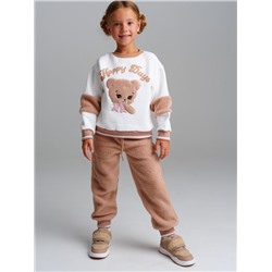 Комплект для девочки: толстовка, брюки