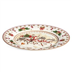 ТАРЕЛКА ЗАКУСОЧНАЯ LEFARD "ТРОЙКА" 20,5 СМ (КОР=18ШТ.)