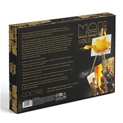 Арт-терапия «GOLD» с МАК, 50 карт (7х12 см), холст (22х16,5 см), краски (6 цветов), кисть,16+