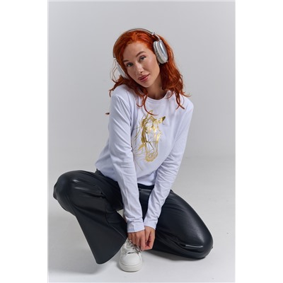 8574 футболка с дл.рукавом унисекс