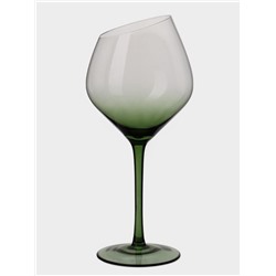 Бокал для вина Magistro «Иллюзия», 540 мл, 10×24 см, стекло, зелёный