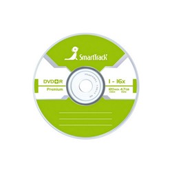 Диск DVD+R 4.7Gb Smart Track 16x Cake Box (50шт)