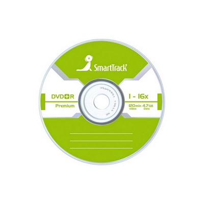 Диск DVD+R 4.7Gb Smart Track 16x Cake Box (50шт)