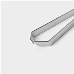 Щипцы-пинцет Доляна «Металлик», для удаления костей, h=12 см, нержавеющая сталь, серебристые