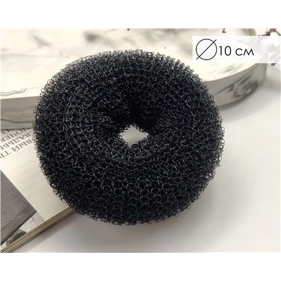 Бублик для волос Черный (10 см)