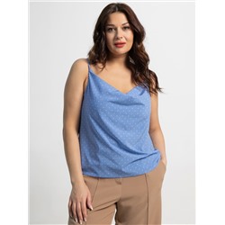 Топ Легкий штрих (голубой/горох) Б15569-34М