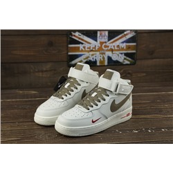 Найк Аир Форс 1 из натуральной плотной кожи