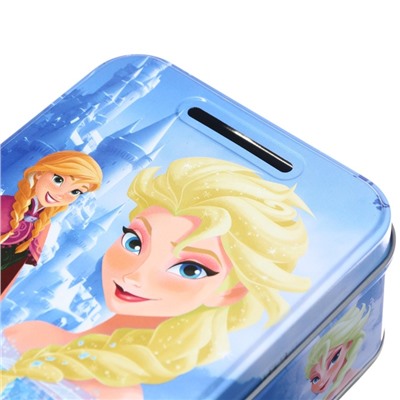 Копилка 14×10×5.8 см, металл, Холодное сердце