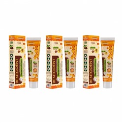 Набор натуральной зубной пасты с Прополисом и экстрактом Гуавы (3 x 100 г), Earthy Natural Toothpaste Set, произв. Bentodent