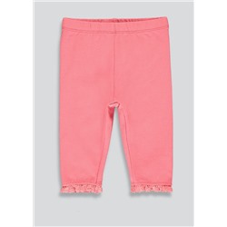 Girls Lace Trim Leggings (Tiny Baby-23mths)