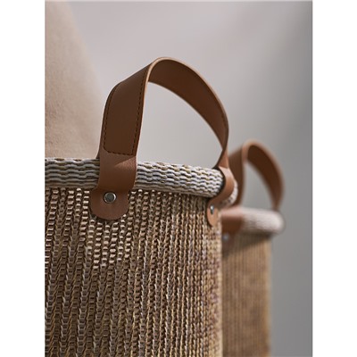 Корзина для хранения Sustainable collection, Ø22х23 см, бежевая