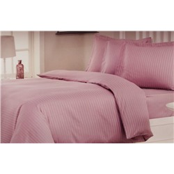 Простыня из страйп-сатина Сиреневая