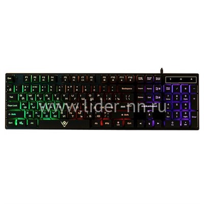 Клавиатура NAKATOMI Gamintg проводная игровая KG-23U USB (черная)