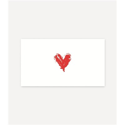 Набор сборных конвертов для денег 5 шт. "Сердце", 16.5*8см