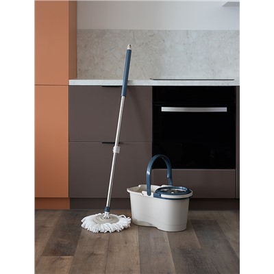 Швабра с ведром и центрифугой Cleanup, 7 л.