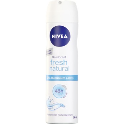 NIVEA Дезодорант-спрей Fresh Натуральный, 150 мл