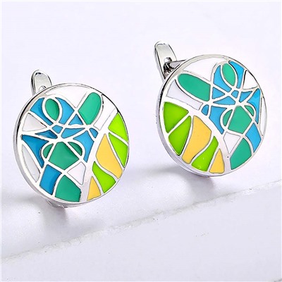 Серьги с английским замком арт. 22 7691 (id 273429)