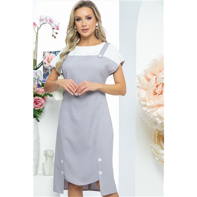 Платье "Олимпия" (лиловая полоска) П5575