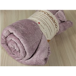 АРТ 003 Покрывало- плед с тиснением  150*210 "Орхидея"