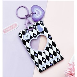 Футляр для карт с брелоком "Forever love", purple