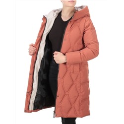 2158  TERRACOTTA Пальто зимнее облегченное  женское YINGPENG (150 гр. холлофайбер)