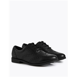Kids’ Leather Lace-up Brogues School Shoes (13 Small - 7 Large)