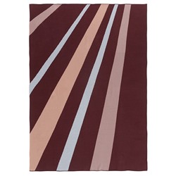 Плед из хлопка с рисунком Tulip field из коллекции Terra, 130х180 см