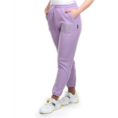 06 LILAC Брюки спортивные женские на флисе (100% хлопок) 7986