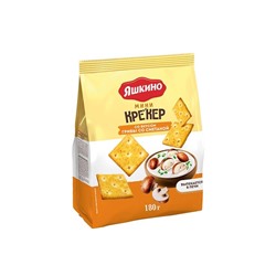 «Яшкино», крекер мини со вкусом «грибы со сметаной», 180 г