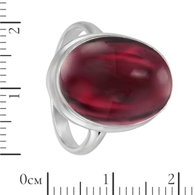 Кольцо 'Скай' с гессонитовым гранатом, родий ИВКС31113Х18ГРГR6