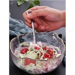 Десертная ложка, дизайнерская / 15,2*3,5 см / ШТЫКОВАЯ ЛОПАТКА / 1 шт