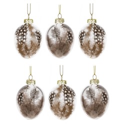 GAEM Набор из 6-ти изделий декоративных подвесных "Яйцо пасхальное" (6*9), L19 W19,5 H6 см
