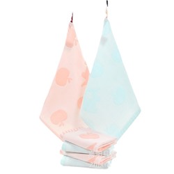 Apple, gauze soft handkerchief for kindergarten, water absorbent, wholesale