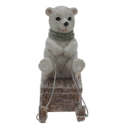 Фигурка декоративная "Медвежонок", L8 W3,5 H8 см