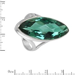 Кольцо 'Маркиза' с кварцем ГТ, родий ИАКС38112Х30КЦ2R2