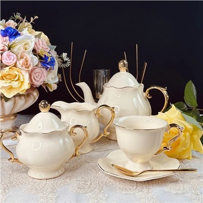 205-547 Чайный сервиз 15пр. МИРАЖ в под.уп.(х3)Фарфор