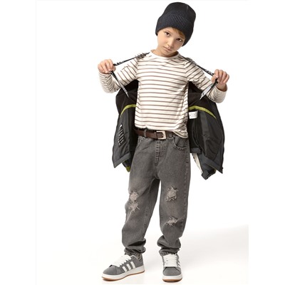 Куртка утеплённая для мальчика NIKASTYLE 4м4525 Кешью лайм Nikastyle