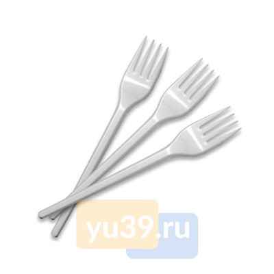 Вилка столовая одноразовая Компакт, 165 мм., РS, 100 шт.