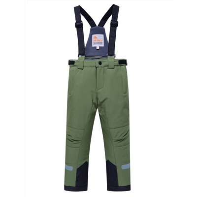 Брюки горнолыжные детские для мальчика УЦЕНКА хаки цвета 0386Kh