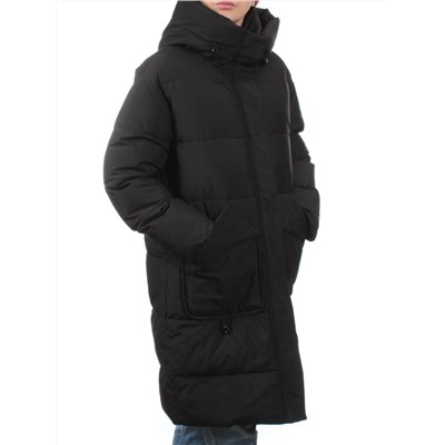 709 BLACK Пальто зимнее женское (холлофайбер 200 гр.)