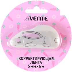 Корректор-роллер "deVENTE. Rabbit" 5ммx6м серый корпус 4062317/12/Китай