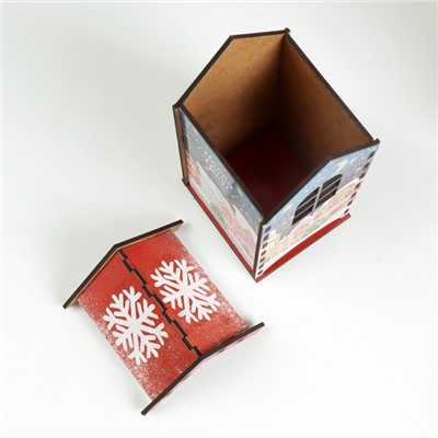 Чайный домик «С Новым годом», 20×10.5×9.5 см