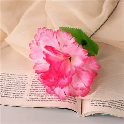 Цветы искусственные «Глоксиния соната», h=20 см, d=11 см, розовые