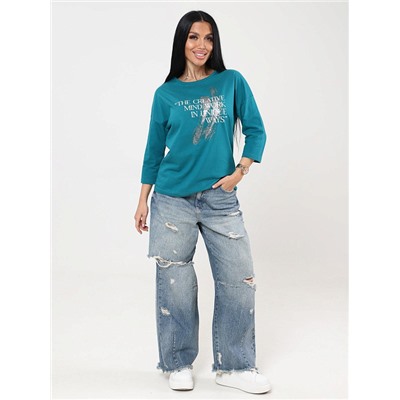 Футболка Фрактал петроль ИвК