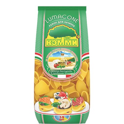 Лумаконе (Рожокдляначинки) макаронные изделия250гр