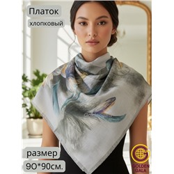 Платок женский из хлопка премиум Артикул: СУ2503/5