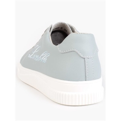 05-PDD165-5 GRAY/BLUE Кроссовки женские (натуральная кожа)